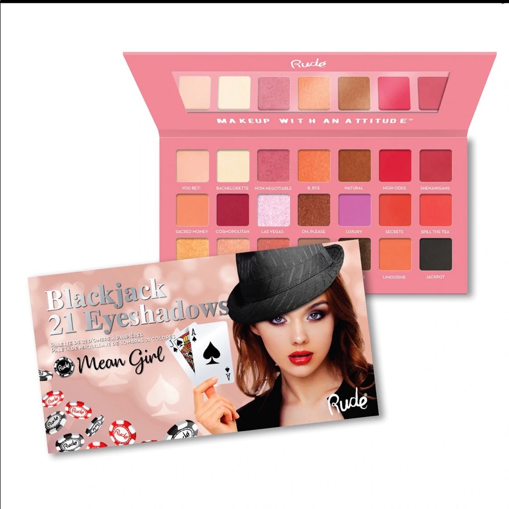 Rude Blackjack 21 Mean Girl Eyeshadow Palette